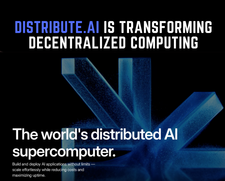 Distribute.ai the DePin That's Transforming Decentralized Computing