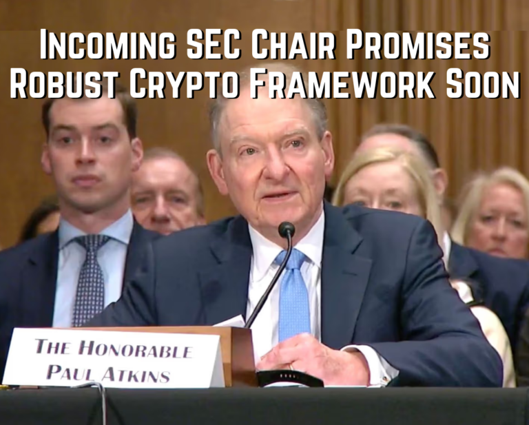Incoming SEC Chair Promises Robust Crypto Framework Soon